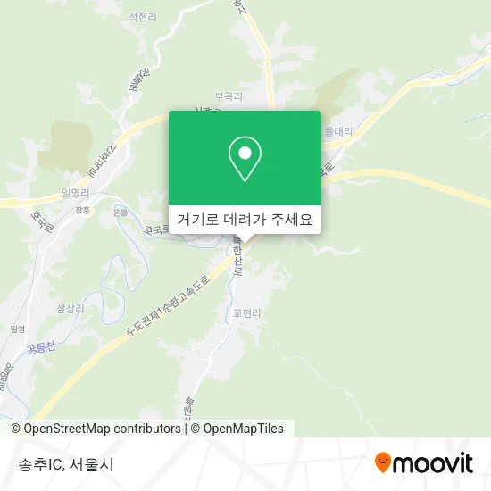 송추IC 지도