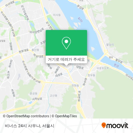 비너스 24시 사우나 지도