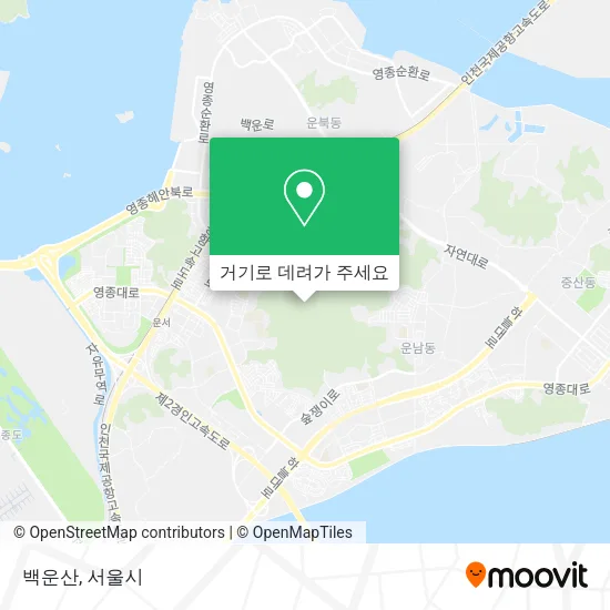 백운산 지도