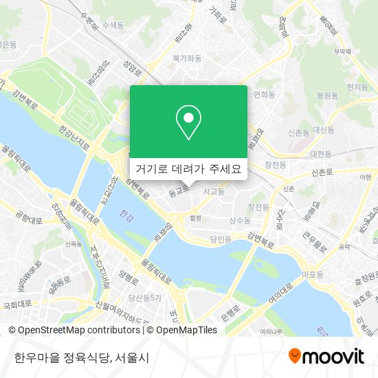 한우마을 정육식당 지도