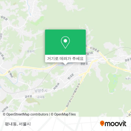 평내동 지도