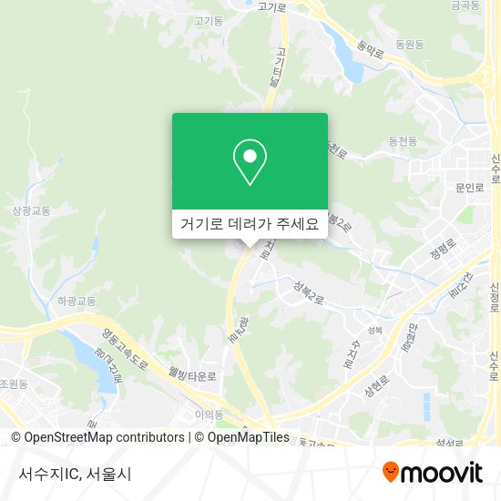 서수지IC 지도