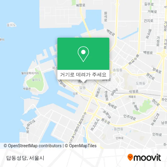 답동성당 지도