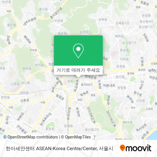 한아세안센터 ASEAN-Korea Centre / Center 지도