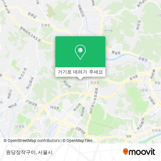 원당장작구이 지도