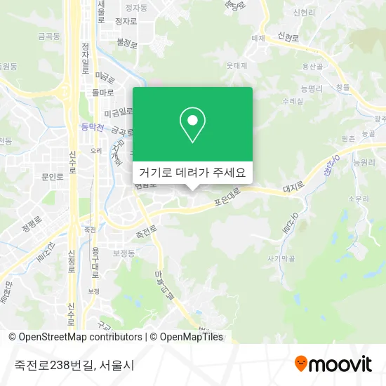 죽전로238번길 지도