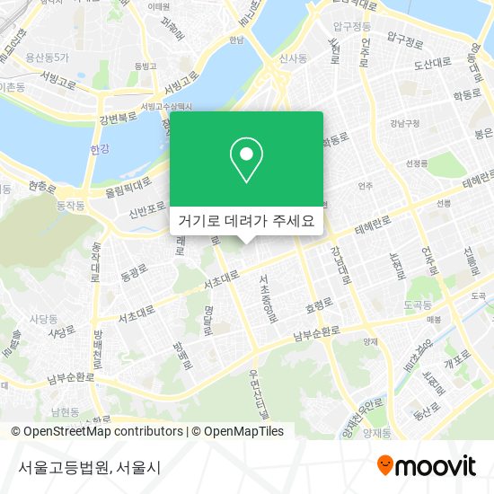 서울고등법원 지도