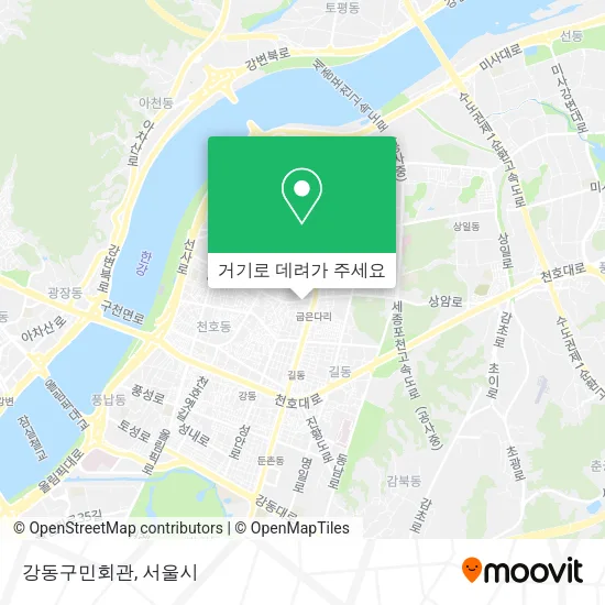 강동구민회관 지도