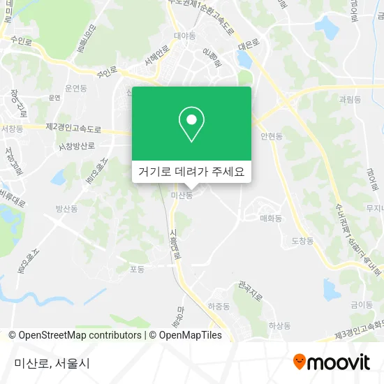 미산로 지도