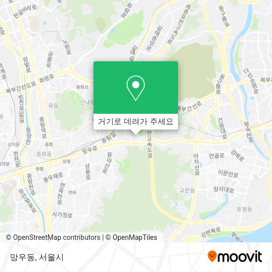 망우동 지도