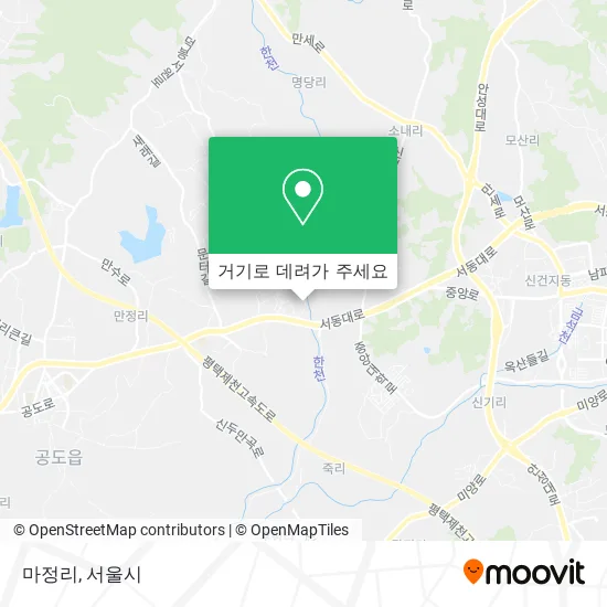 마정리 지도