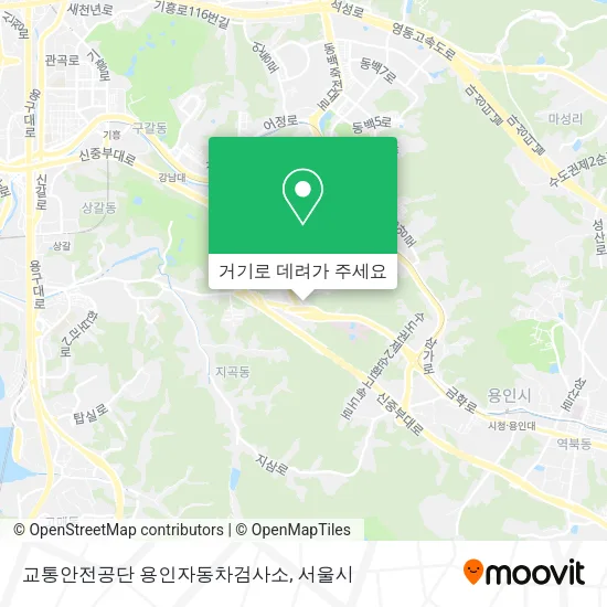 교통안전공단 용인자동차검사소 지도
