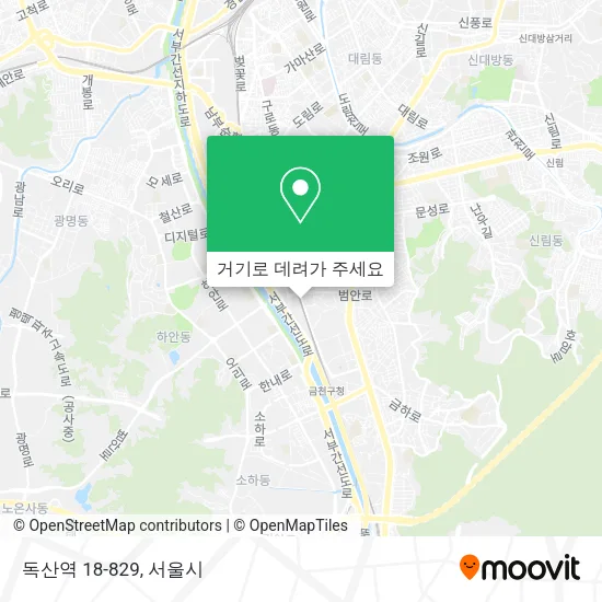 독산역 18-829 지도