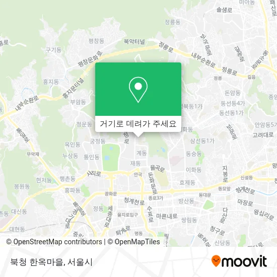 북청 한옥마을 지도