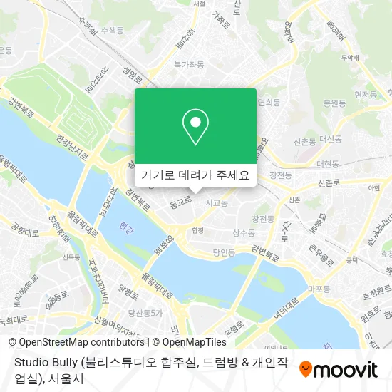 Studio Bully (불리스튜디오 합주실, 드럼방 & 개인작업실) 지도
