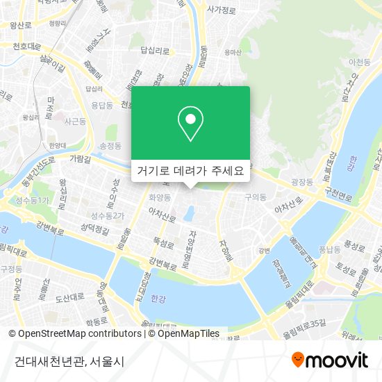 건대새천년관 지도