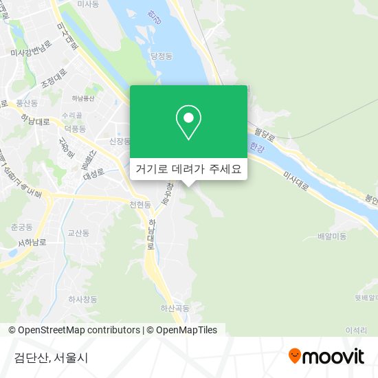 검단산 지도