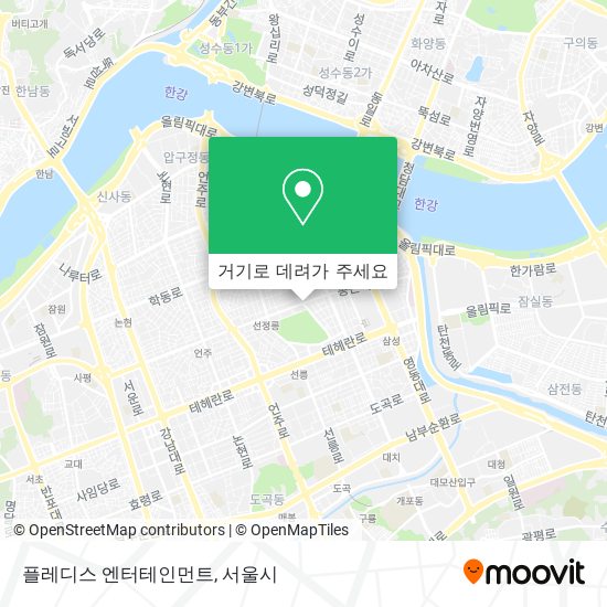 플레디스 엔터테인먼트 지도