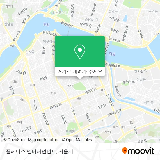 플레디스 엔터테인먼트 지도