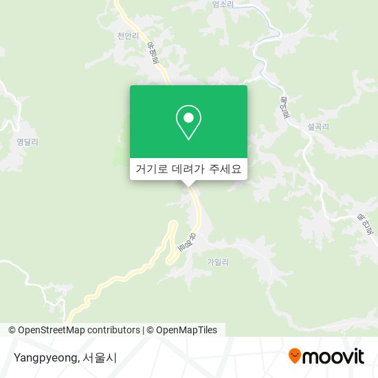Yangpyeong 지도