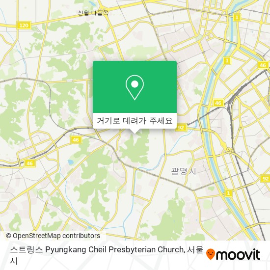 스트링스 Pyungkang Cheil Presbyterian Church 지도