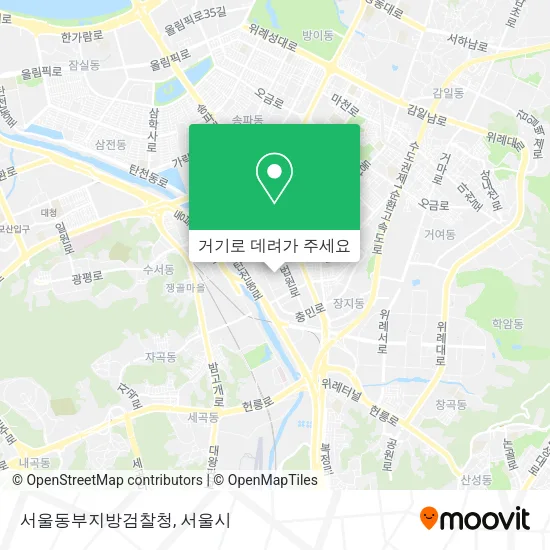 서울동부지방검찰청 지도