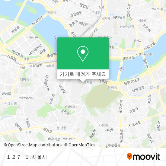 １２７−１ 지도