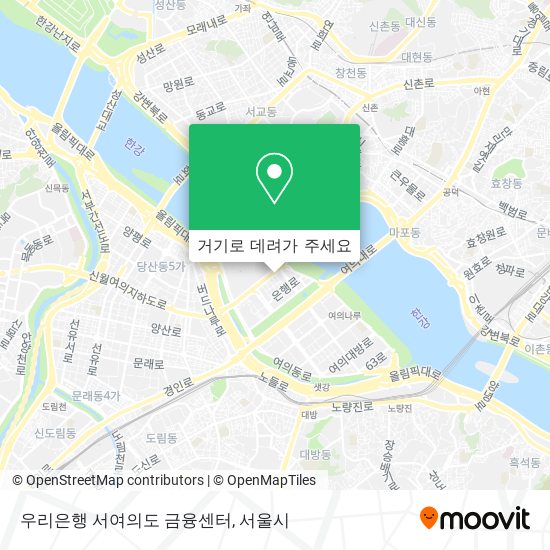 우리은행 서여의도 금융센터 지도