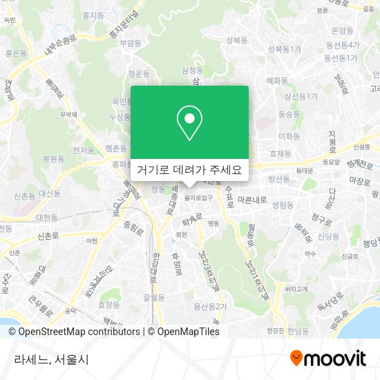 라세느 지도