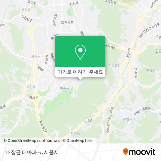 대장금 테마파크 지도