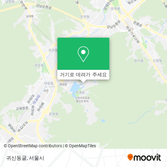 귀신동굴 지도