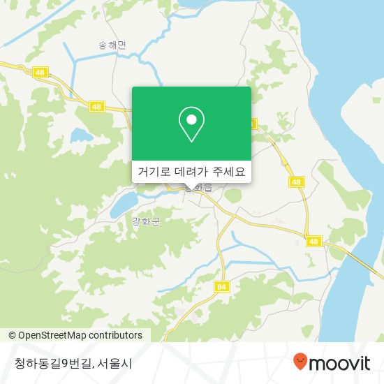 청하동길9번길 지도