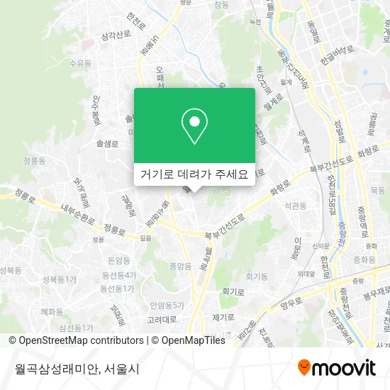 월곡삼성래미안 지도