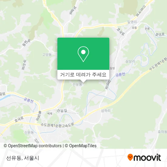 선유동 지도