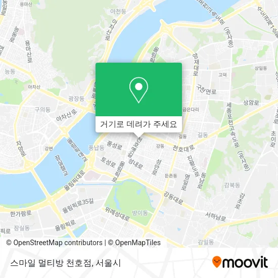 스마일 멀티방 천호점 지도