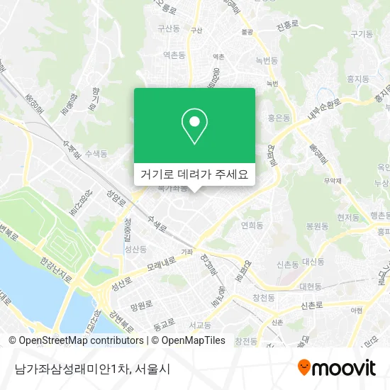 남가좌삼성래미안1차 지도