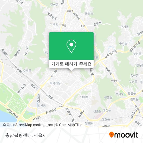 충암볼링센터 지도