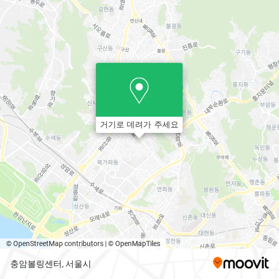 충암볼링센터 지도