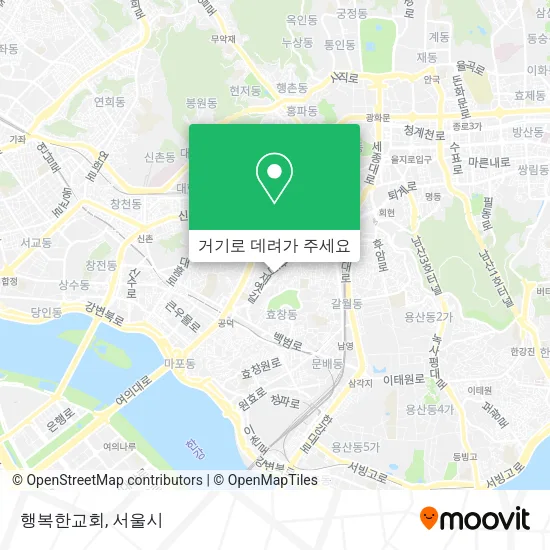 행복한교회 지도
