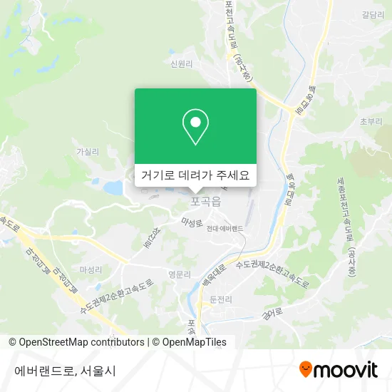 에버랜드로 지도