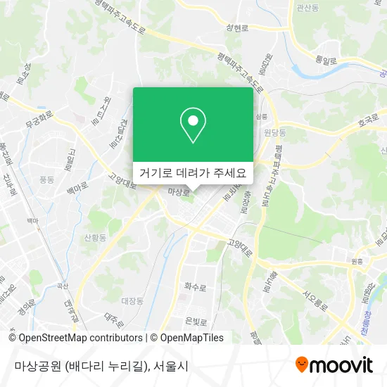 마상공원 (배다리 누리길) 지도