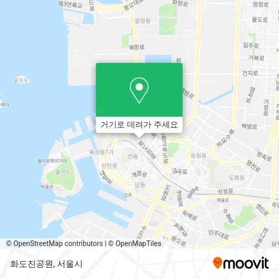 화도진공원 지도