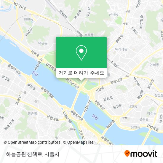 하늘공원 산책로 지도