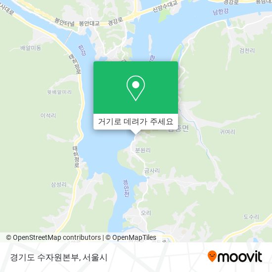 경기도 수자원본부 지도