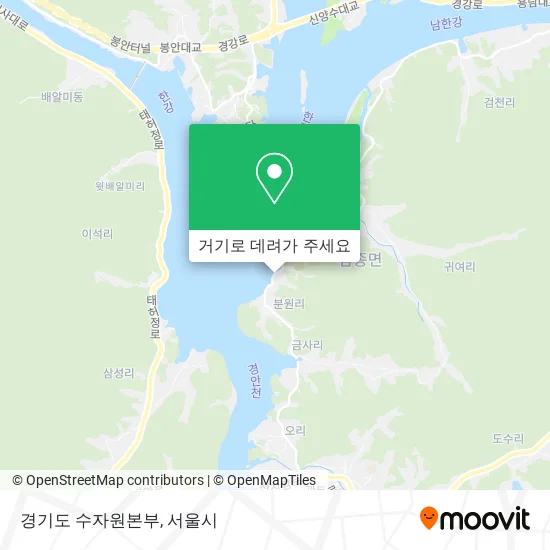 경기도 수자원본부 지도