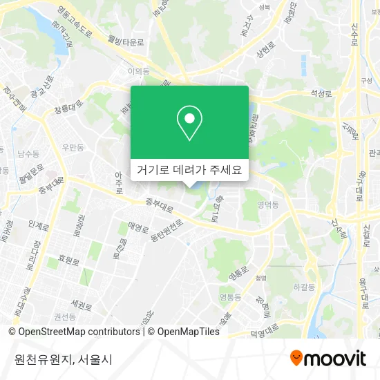 원천유원지 지도