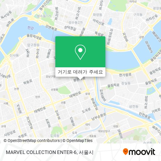 MARVEL COLLECTION ENTER-6 지도