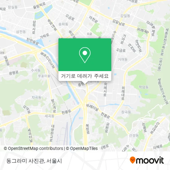 동그라미 사진관 지도