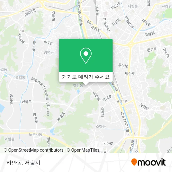 하안동 지도