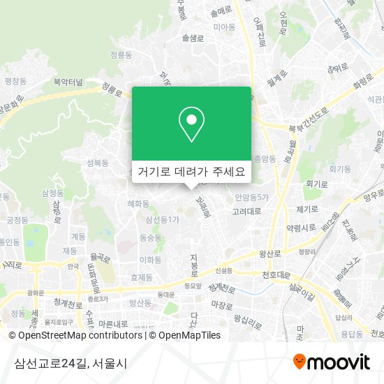 삼선교로24길 지도